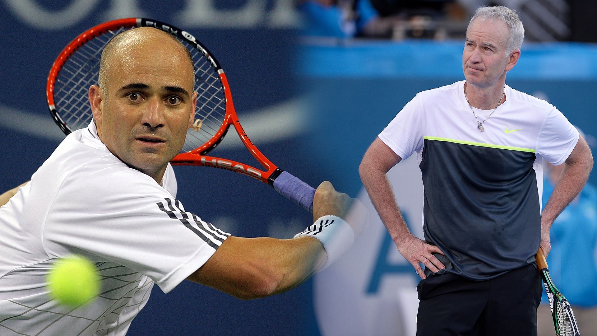 5 tennis players who were disqualified the most during matches in the Open Era ft. Andre Agassi and John McEnroe