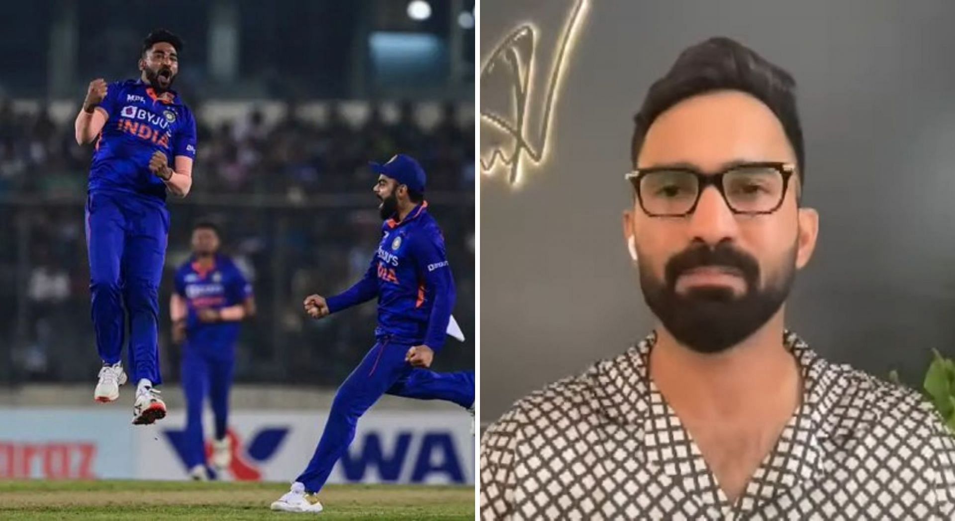 “I think Mohammed Siraj is one hell of a strong contender” – Dinesh Karthik 