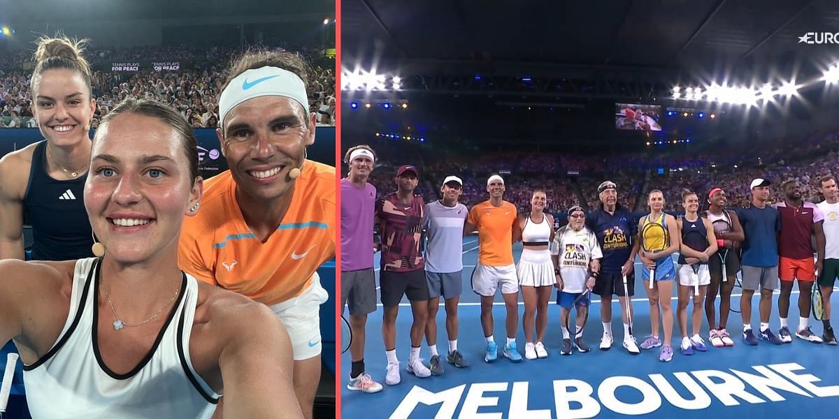 4 best moments from 2023 Australian Open's Tennis Plays for Peace charity event ft. Rafael Nadal, Coco Gauff and Frances Tiafoe