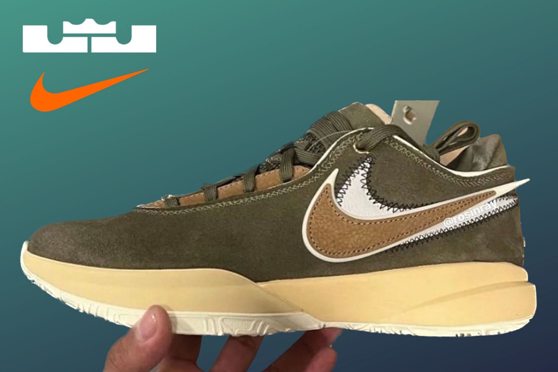 LeBron James x Nike LeBron 20 “Olive” shoes: Everything we know so far