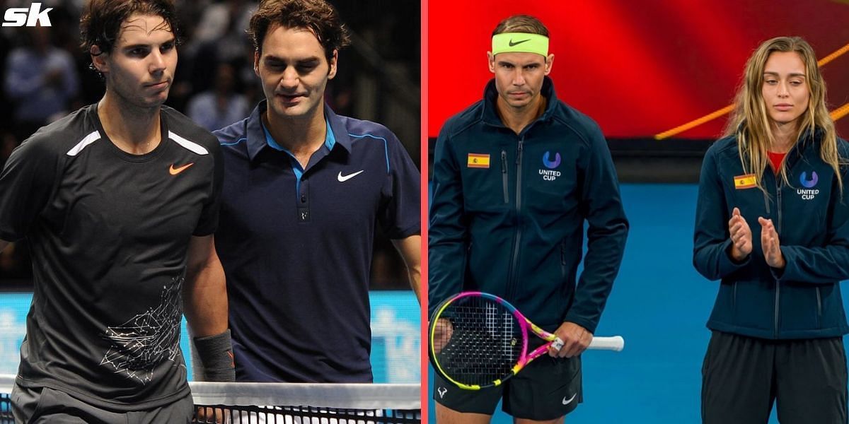 Rafael Nadal reveals his honest feelings about playing Roger Federer during an interaction with teammate Paula Badosa at United Cup 2023