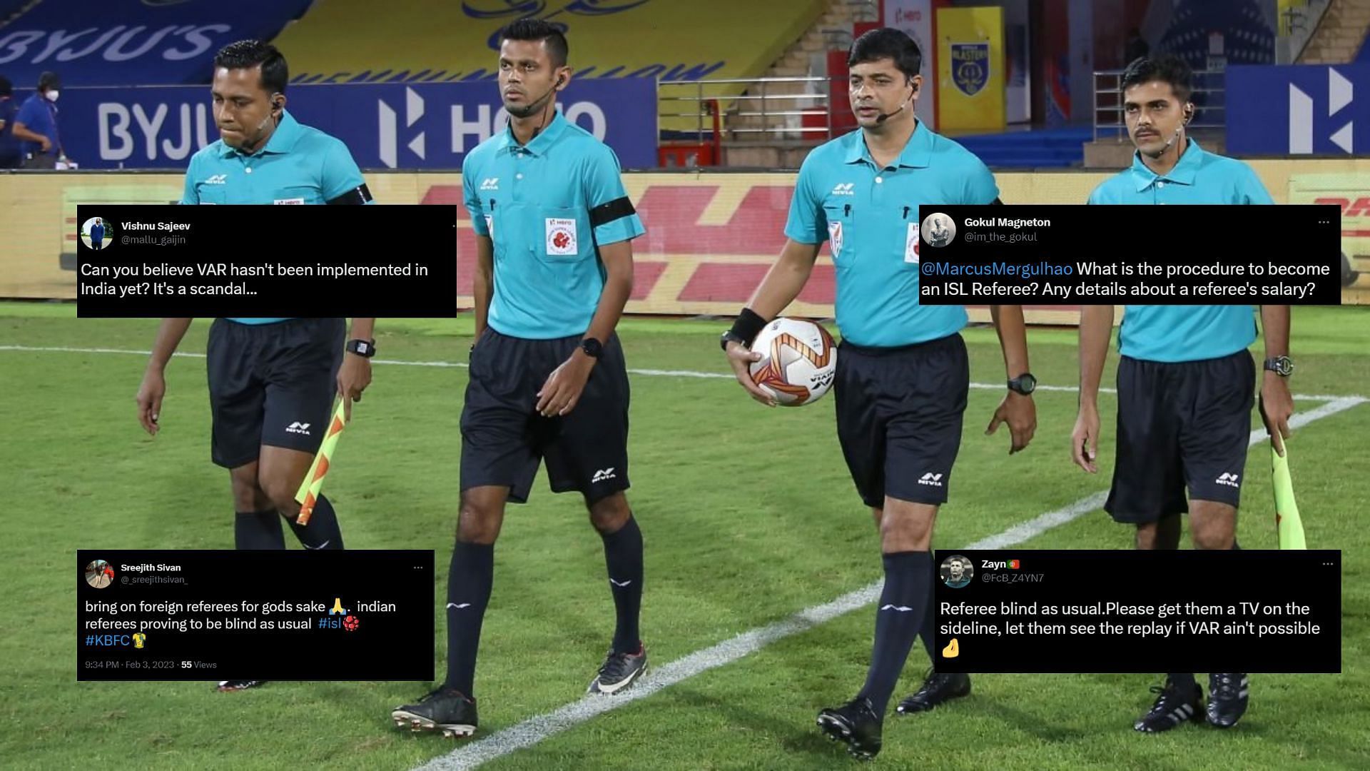 "Bring on foreign referees..." - Indian football fans left fuming after refereeing errors plague ISL 2022-23