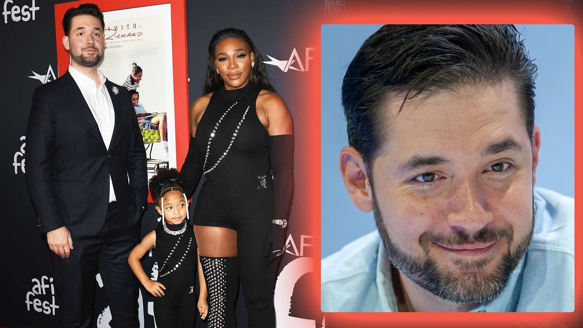 Serena Williams' husband Alexis Ohanian gets emotional after his father asks him to sign his book