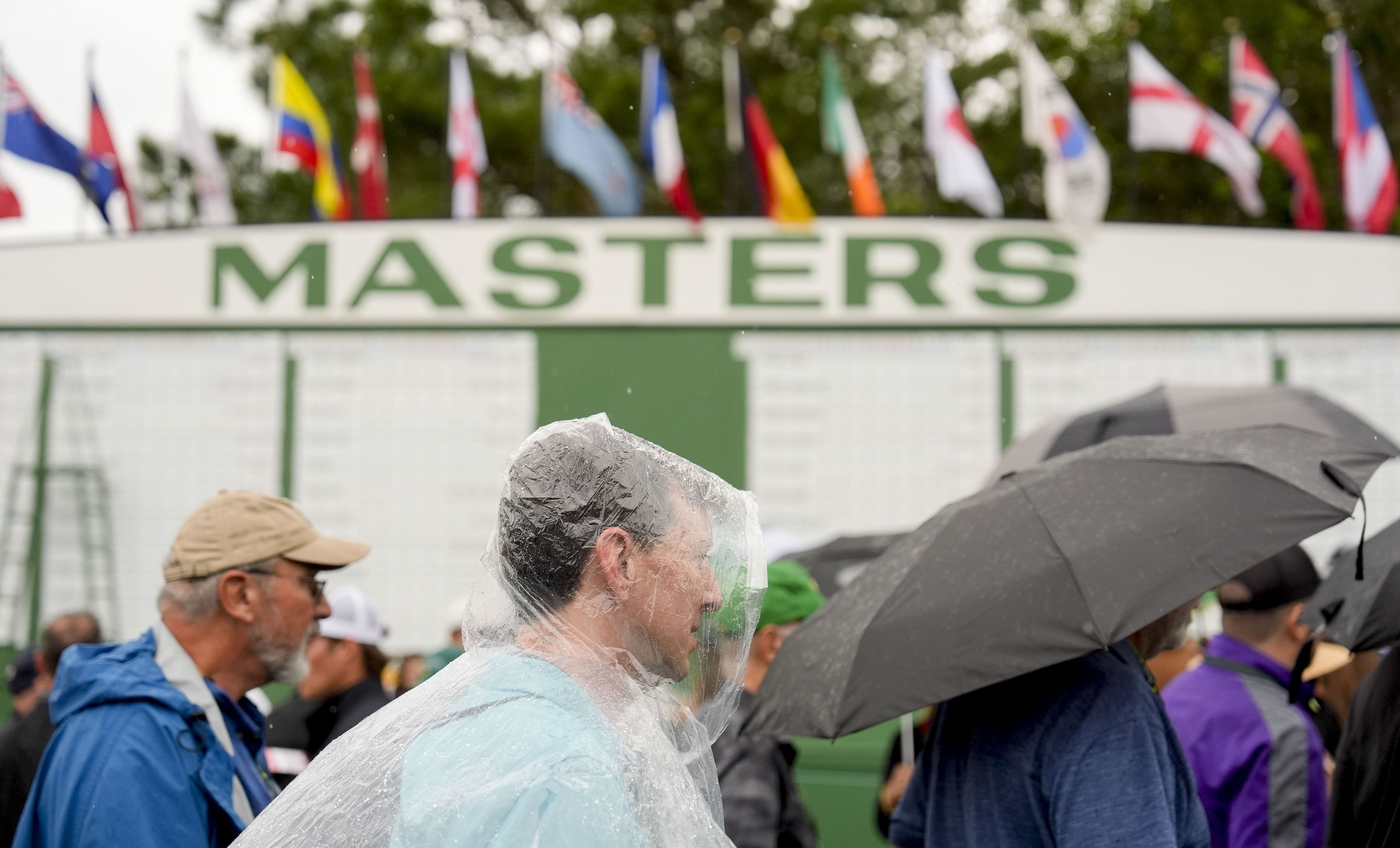 Augusta National shuts gates early: Monday practice canceled due to weather