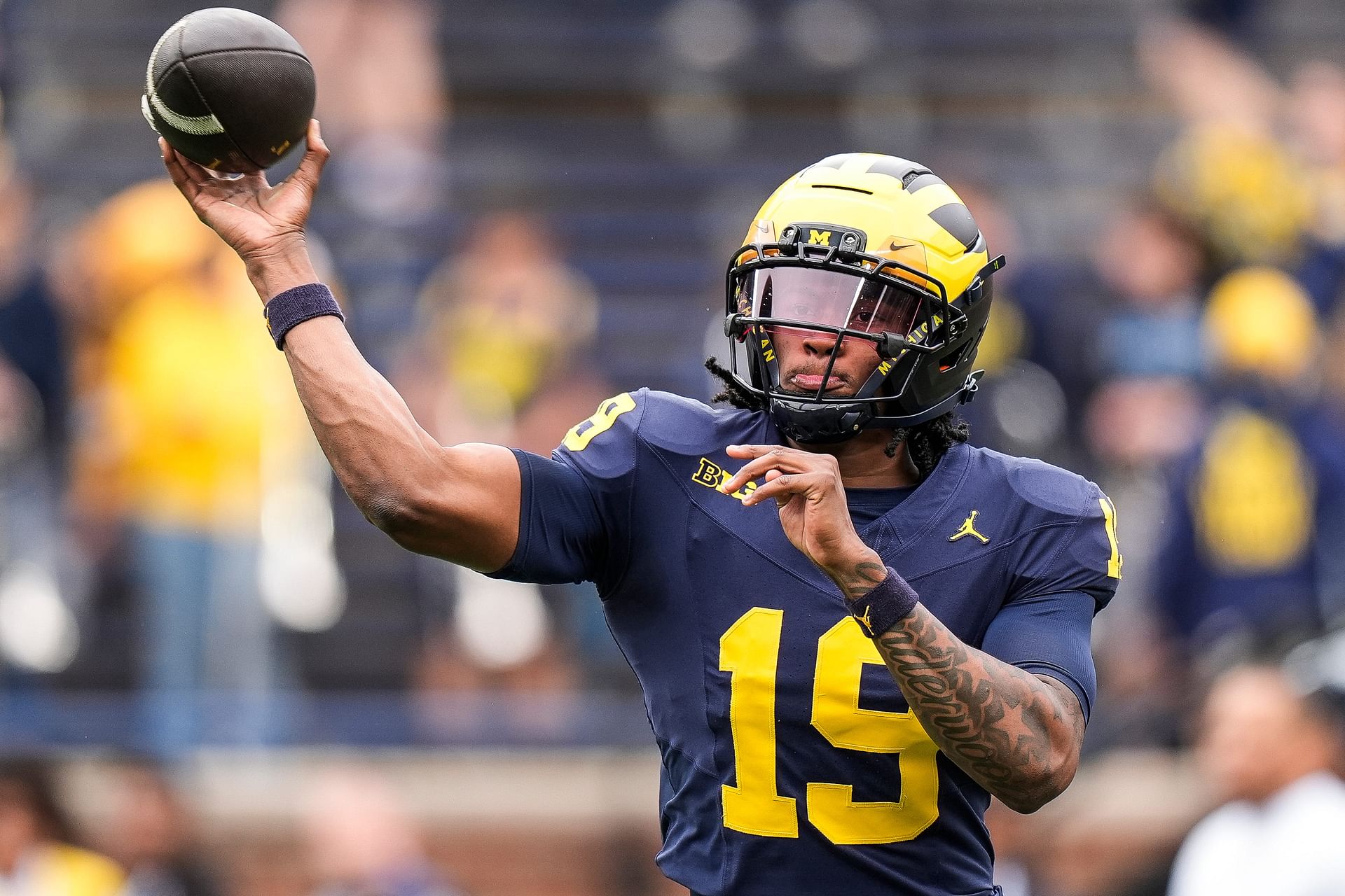 After getting emotional over his special day, Bryce Underwood’s mom shares milestone pictures from Michigan QB’s journey