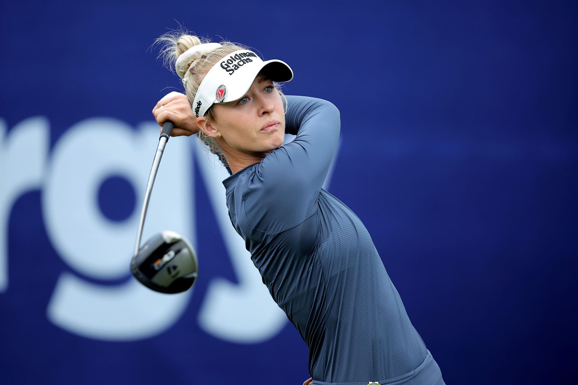 How did Nelly Korda perform in the Mizuho Americas Open, Round 1?