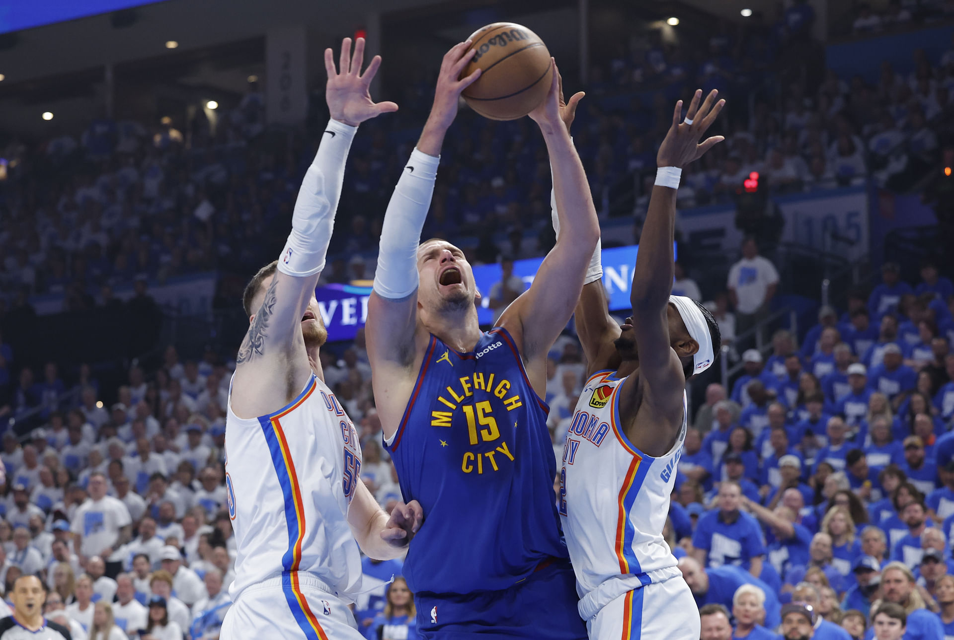 Denver Nuggets vs OKC Thunder player stats and box score (May 13) .. Game 5, 2025 NBA Western Conference semifinals