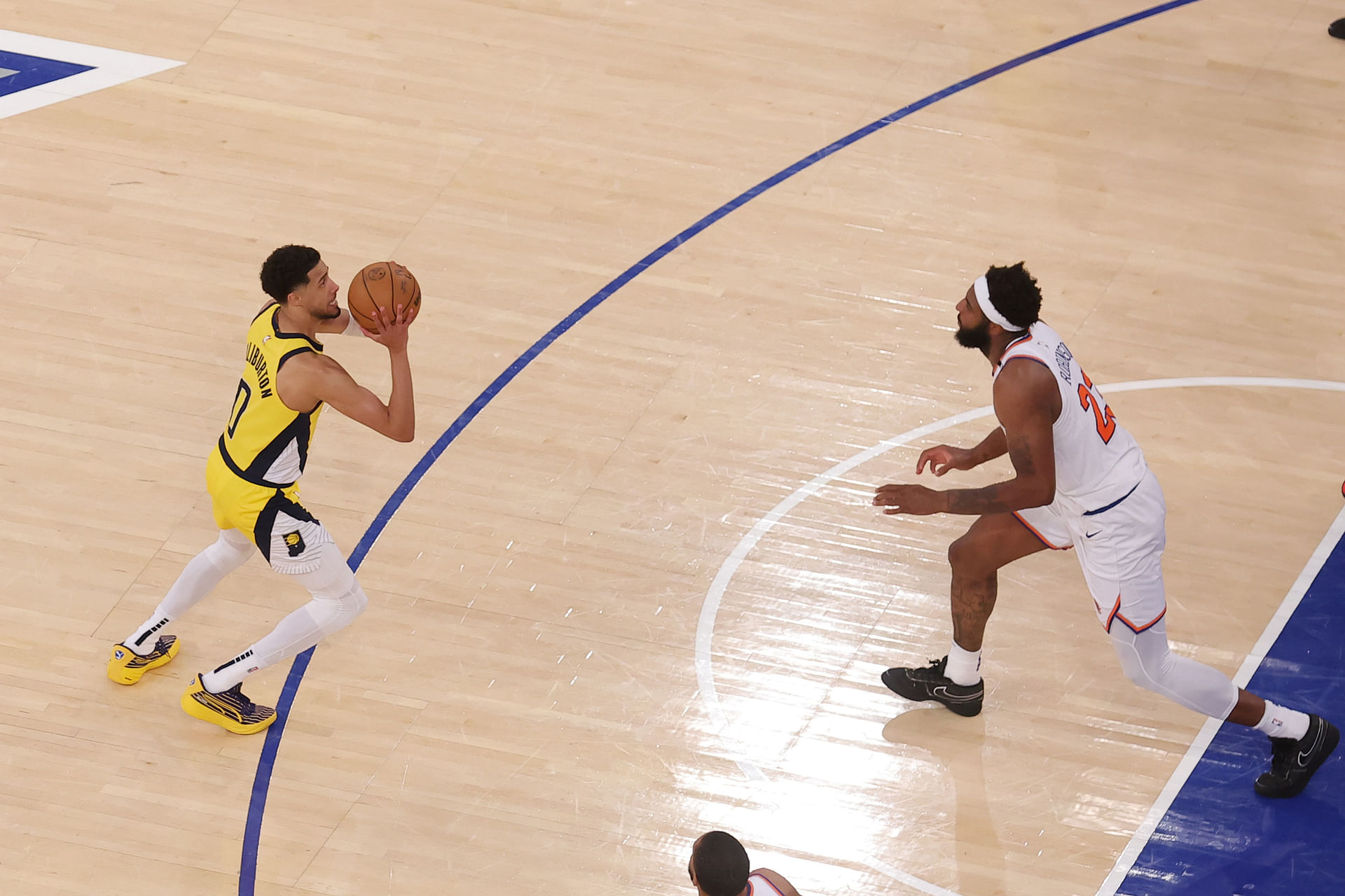 “Thought that was a 3” - Tyrese Haliburton admits he misjudged the Reggie Miller choke celebration before OT