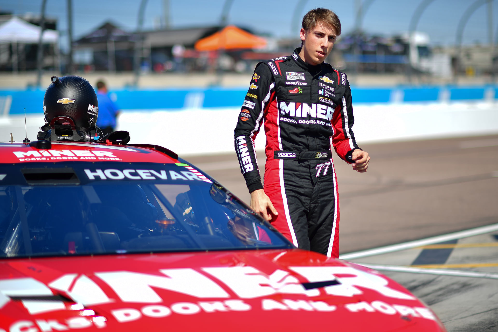 Carson Hocevar terms his 77 the “biggest shitbox” he’s ever driven during the Mexico NASCAR race