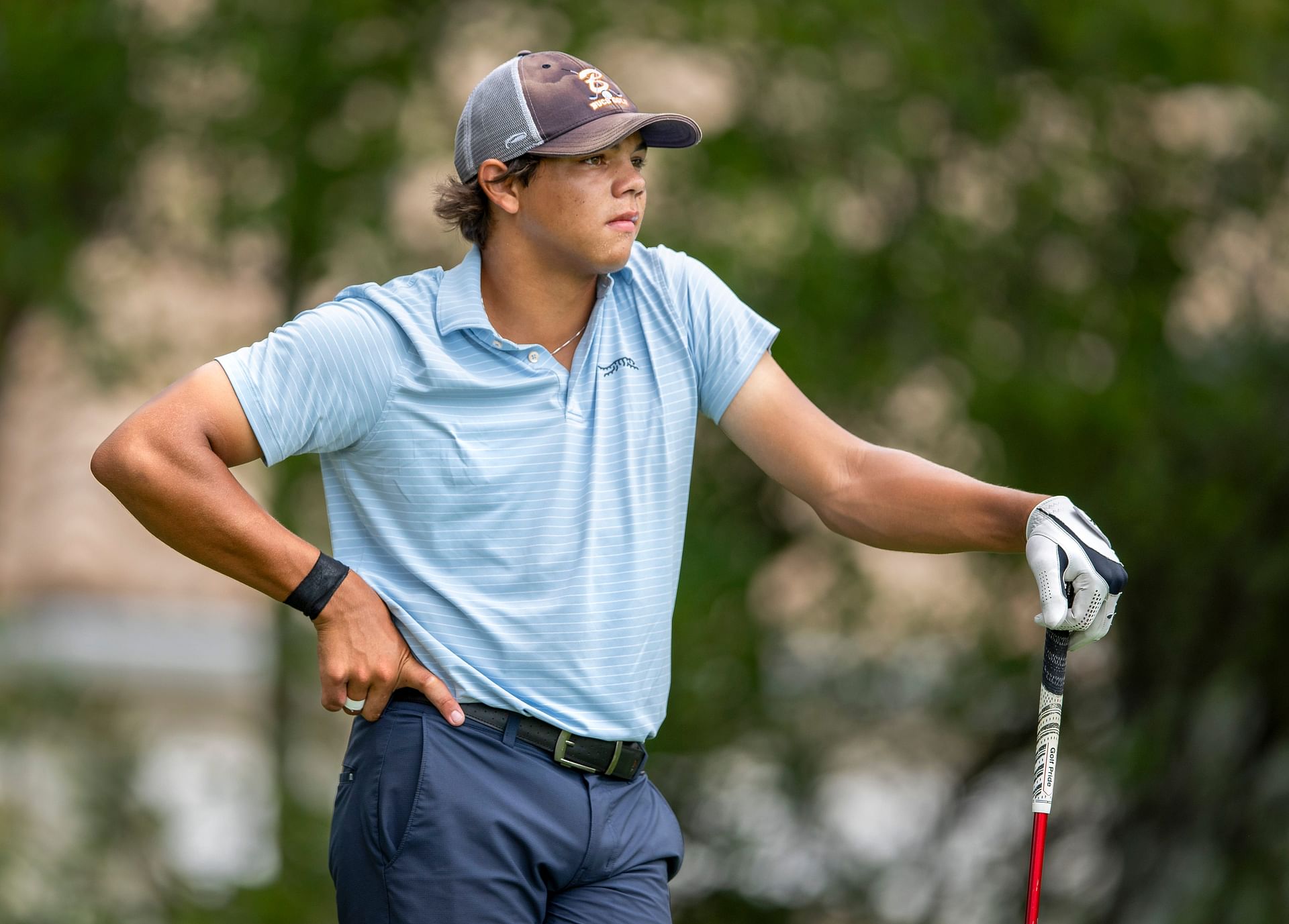 How did Charlie Woods perform in Round 3 of the 2025 Florida Amateur Championship?