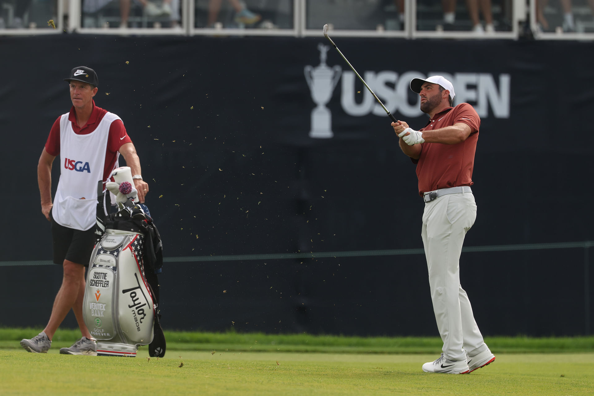 How did Scottie Scheffler perform in the 2025 US Open, Round 3?