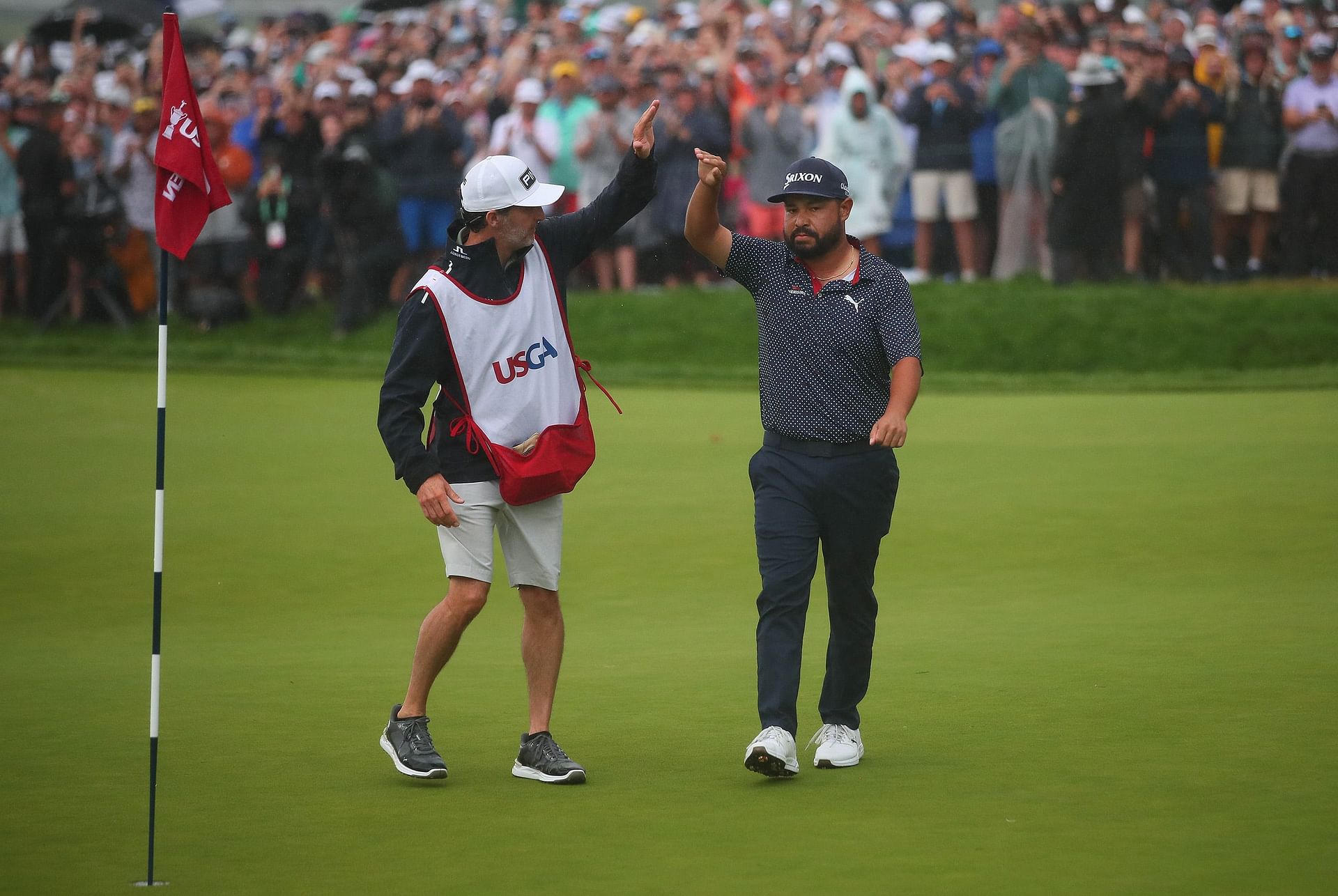 J.J. Spauns caddie hilariously recalls blacking out on course during US Open win celebrations