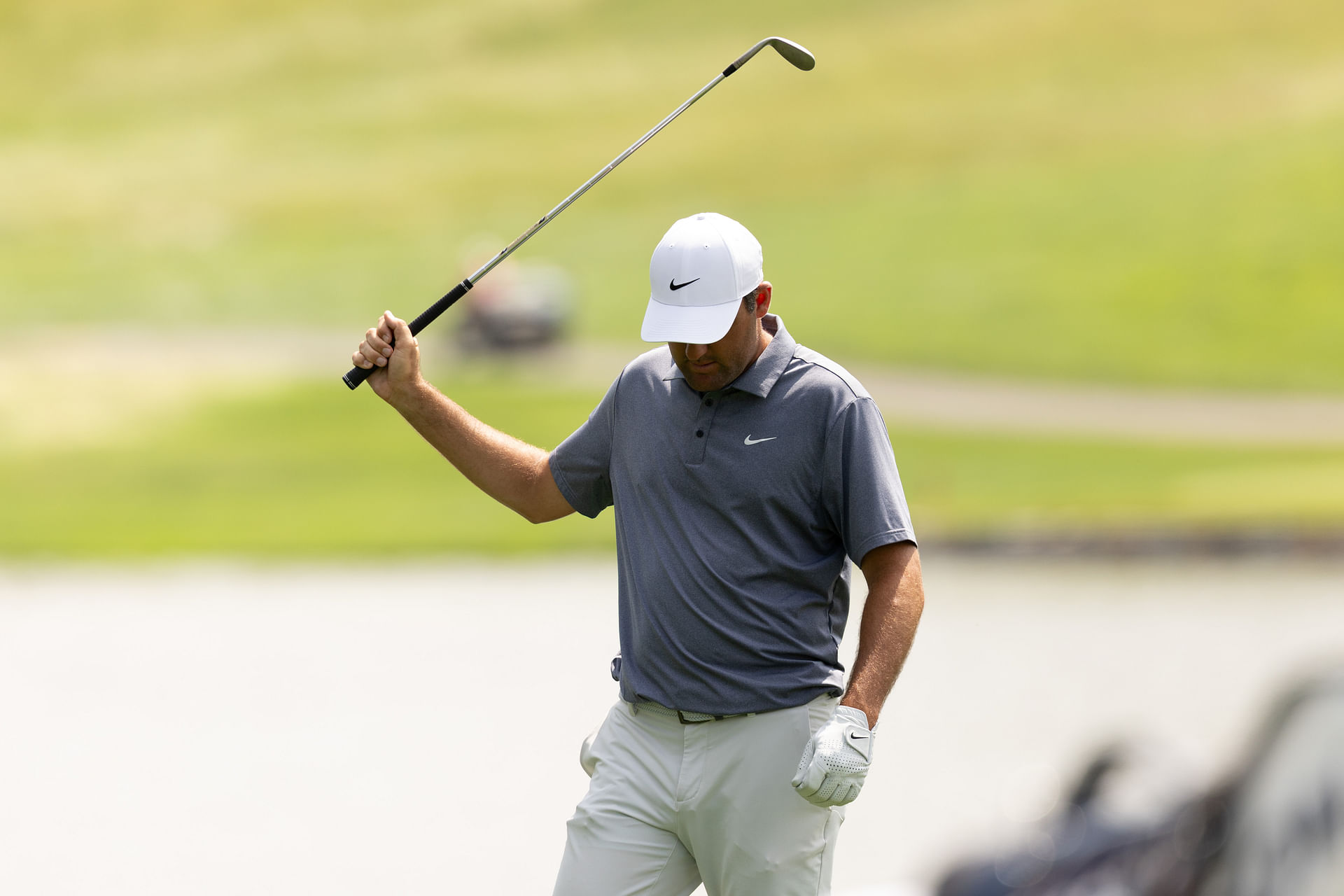How did Scottie Scheffler perform in the 2025 Travelers Championship, Round 3?