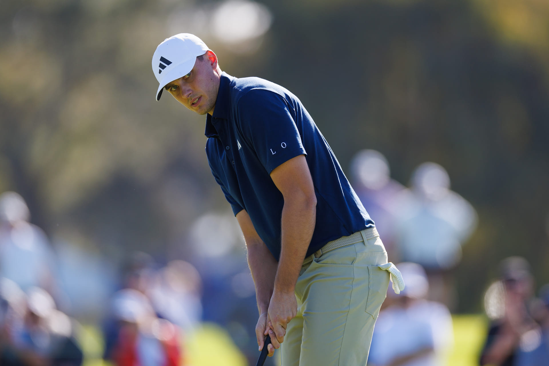 Ludvig Aberg at the Farmers Insurance Open (Image Source: Imagn)
