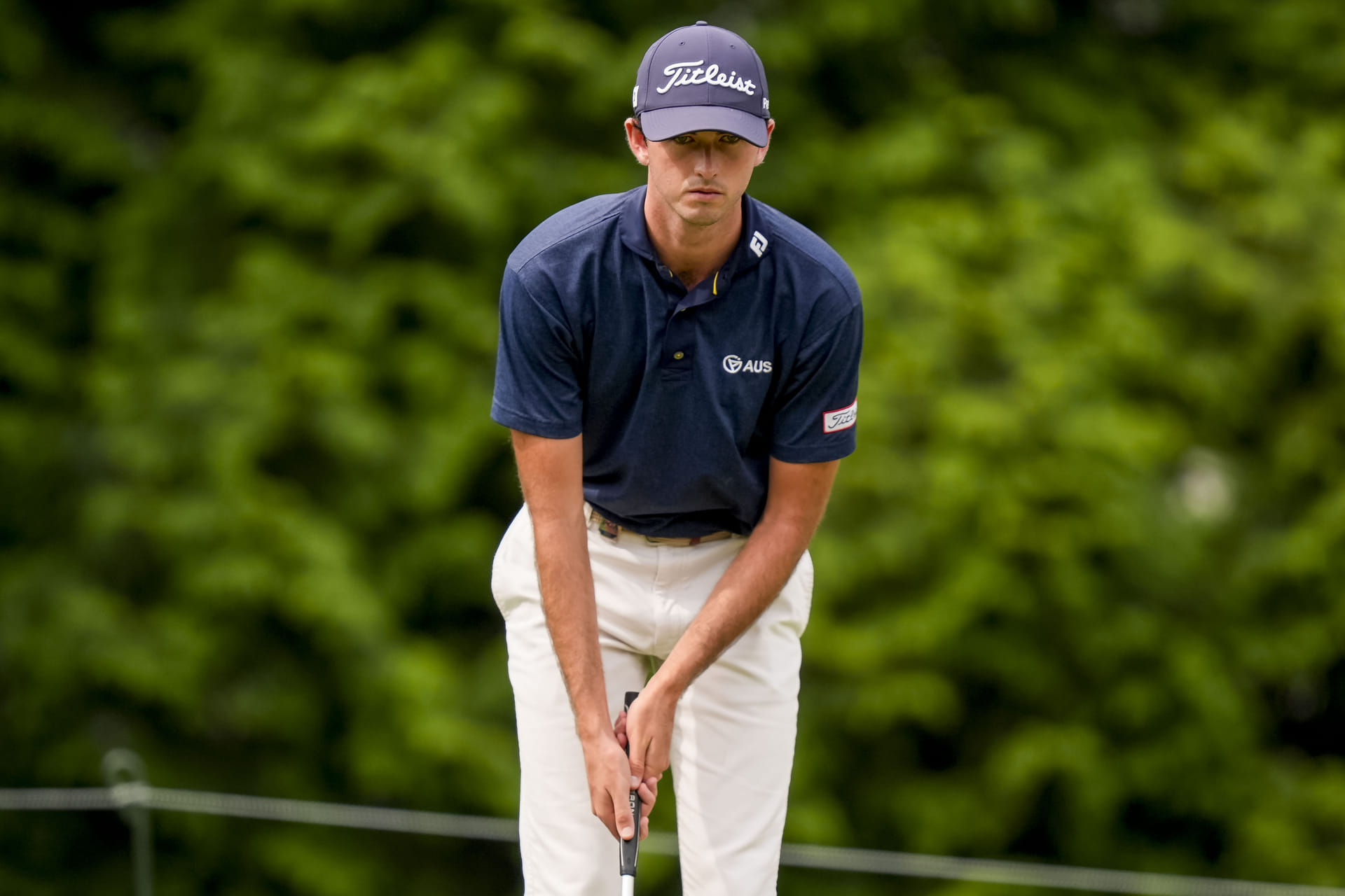 Elvis Smylie at the PGA Championship (Image Source: Imagn)