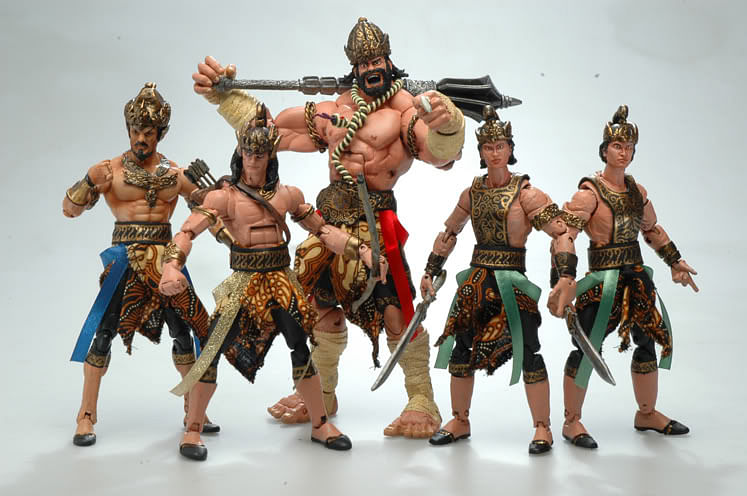 indonesia action figure jual tokoh Pandavas game: Love the for team the Fantasy Mahabharat