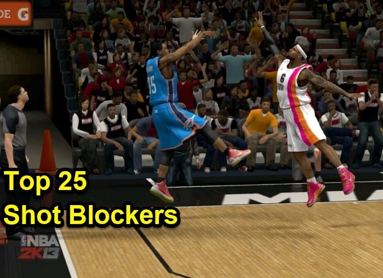 Top 25 shot blockers in NBA 2K13
