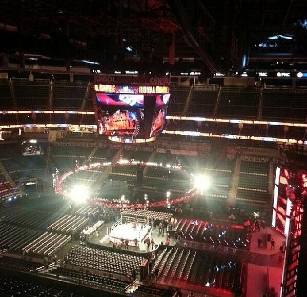 Royal Rumble stage photos