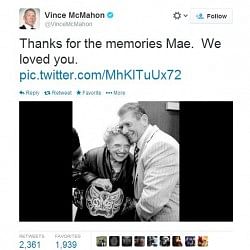 Mae Young: Special picture by Vince McMahon, tributes from ... - 250 x 250 jpeg 16kB