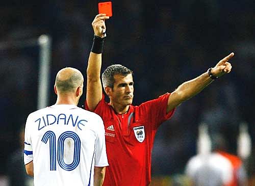 Top 10 red card moments in FIFA World Cup history Slide