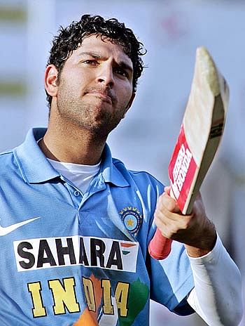 Yuvraj Singh's debut in International Cricket