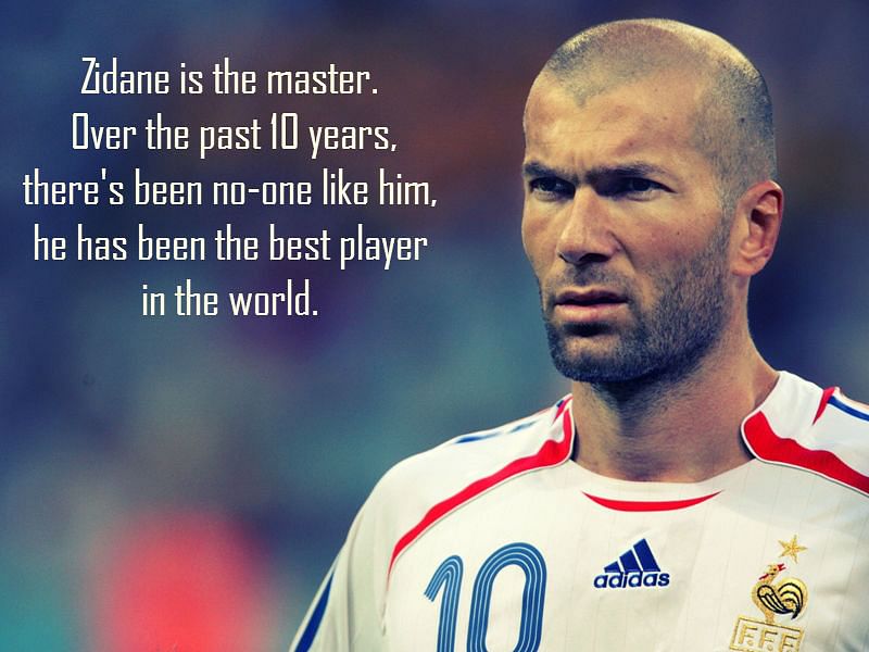 10 best quotes on Zinedine Zidane - Slide 1 of 10