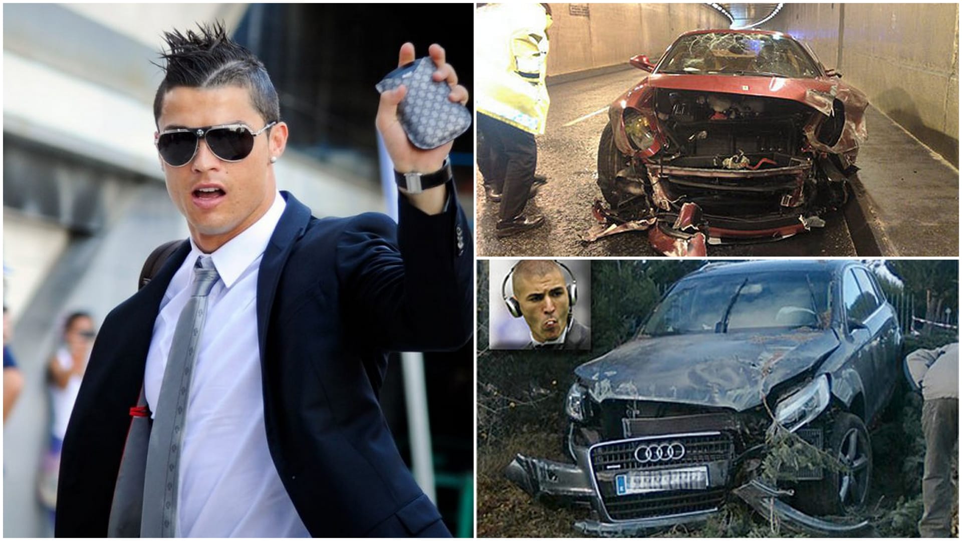 10 footballers who were involved in car accidents Slide 1 of 10