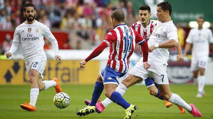 Image result for real madrid vs sporting gijon