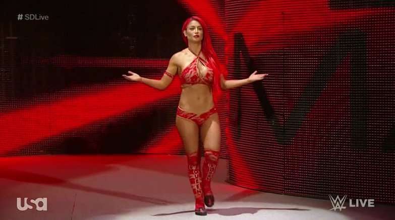 Wwe News Eva Maries Match Called Off On Smackdown Due To A Wardrobe Malfunction 2443