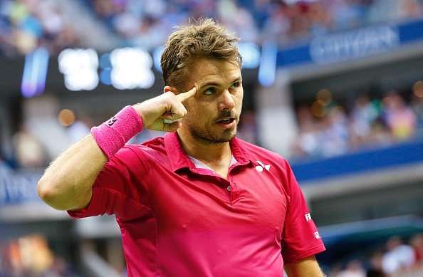 Image result for STAN WAWRINKA POINT TO HIS HEAD