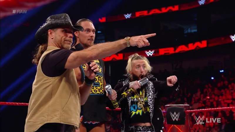 Image result for Shawn Michaels promotes movie on RAW 1/9/17