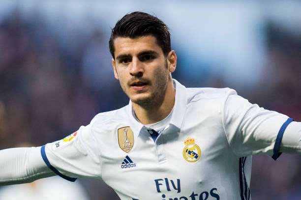 LA CORUNA, SPAIN - APRIL 26:  Alvaro Morata of Real Madrid celebrates after scoring goal during the La Liga match between RC Deportivo La Coruna and Real Madrid at Riazor Stadium on April 26, 2017 in La Coruna, Spain.  (Photo by Juan Manuel Serrano Arce/Getty Images)