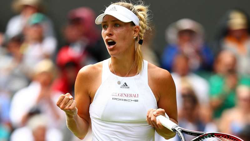 Kerber reaches 50 with hard-fought Falconi victory - 800 x 450 jpeg 31kB