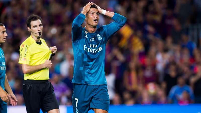 Image result for ronaldo vs barcelona 2017 red card