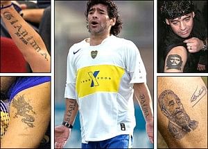 Footballers and their "tattoos".. OMG, it must have hurt!!